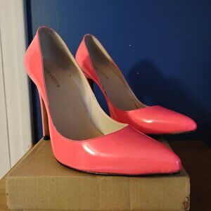 Neon Pink patent stiletto pumps sz 11 Eur 42